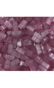 Miyuki half tila 5x2.4mm beads - Silk pale dusty rose HTL-2597